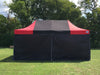F/S Model 10'x20' Black Red - Pop Up Tent Pro with Solid Walls