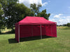 FS Model 10'x20' Maroon - Pop Up Tent Pro with Solid Walls