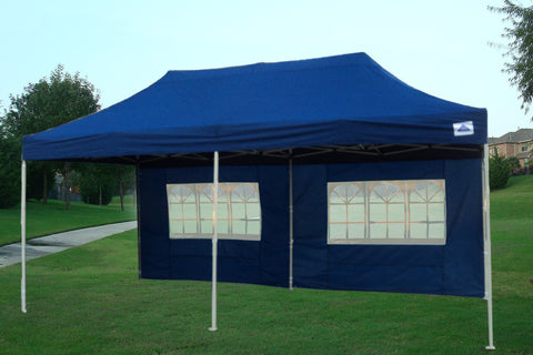 F Model 10'x20' Navy Blue - Pop Up Tent Pro