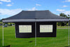 F Model 10'x20' Black Checker - Pop Up Tent Pro