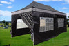 F Model 10'x20' Black Checker - Pop Up Tent Pro