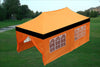 F Model 10'x20' Black Orange - Pop Up Tent Pro