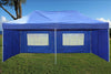 F Model 10'x20' Blue - Pop Up Tent Pro