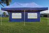F Model 10'x20' Blue - Pop Up Tent Pro