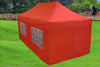 F Model 10'x20' Red - Pop Up Tent Pro