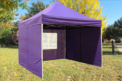 F Model 10'x10' Purple - Pop Up Tent Pro