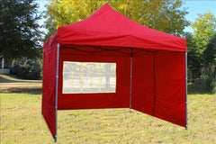 F Model 10'x10' Red - Pop Up Tent Pro