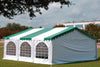 Budget PVC Party Tent 20'x20' - Blue, Green, Red, Sand, Yellow