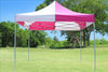 F Model 10'x10' Pink White - Pop Up Tent Pro