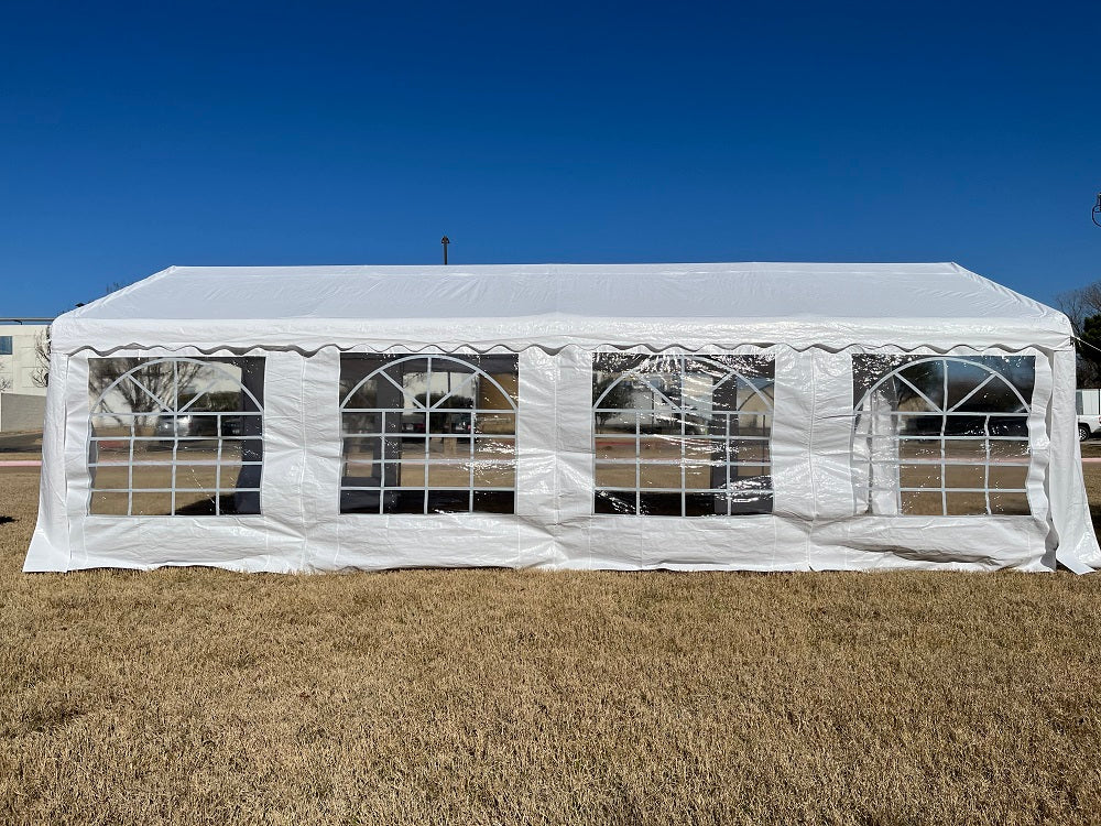 PE Party Tent 26'x13' Including 2 Storage Bags