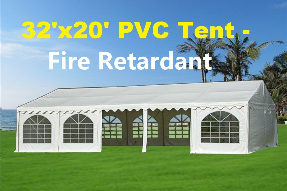 PVC Party Tent 32 x20 FR Fire Retardant Deltacanopy
