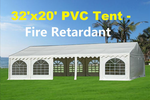 PVC Party Tent 32'x20' (FR) - Fire Retardant!