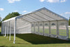 Budget PE Party Tent 40'x16' with Waterproof Top
