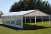 Budget PE Party Tent 40'x20' with Waterproof Top