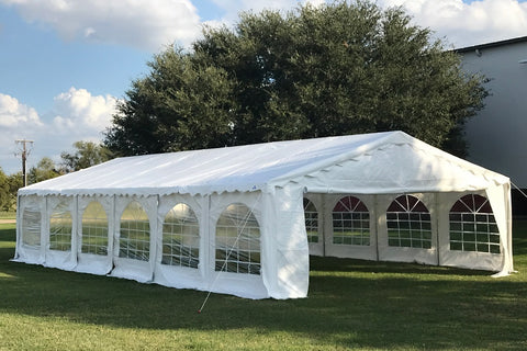 Budget PVC Party Tent 40'x20' - White