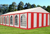 PE Party Tent 40'x20' - Blue, Green, Grey, Red