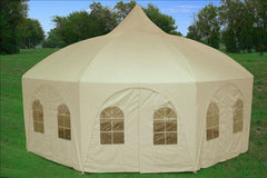20'x20' Octagonal Party Tent - Cream