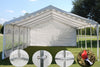 Budget PE Party Tent 32'x16' with Waterproof Top