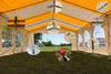 Budget PVC Party Tent 32'x16' - Blue, Green, Red, Sand, Yellow