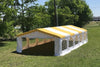Budget PVC Party Tent 32'x16' - Blue, Green, Red, Sand, Yellow