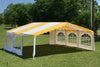 Budget PVC Party Tent 20'x20' - Blue, Green, Red, Sand, Yellow